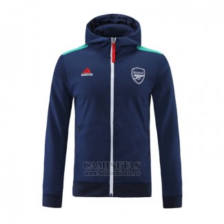 Chaqueta con Capucha del Arsenal 2021-2022 Azul